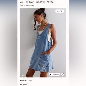 We The Free High Roller Skirtall, size small.